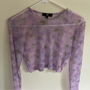 Mesh Purple Cupid Women’s Top